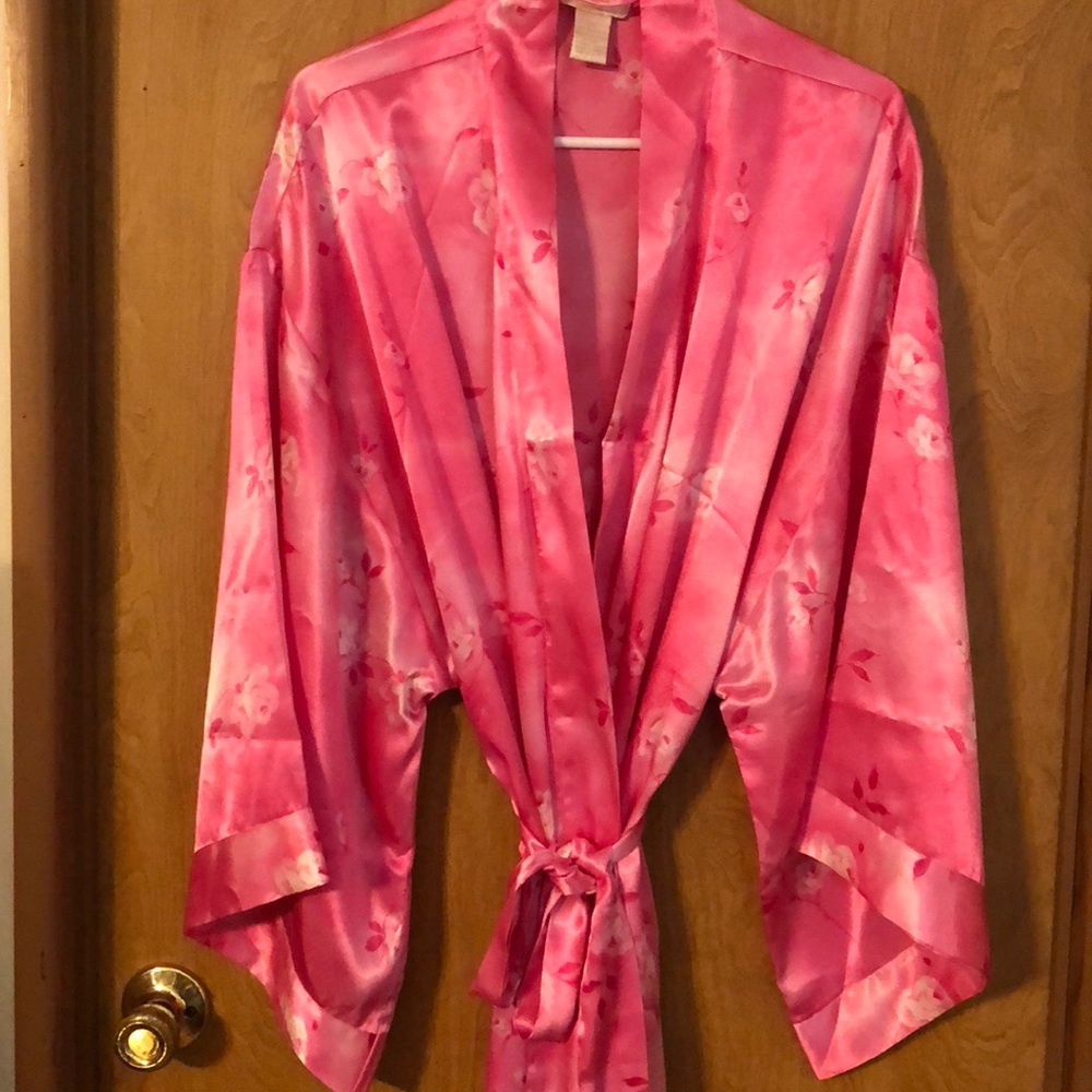 Pink Floral Robe